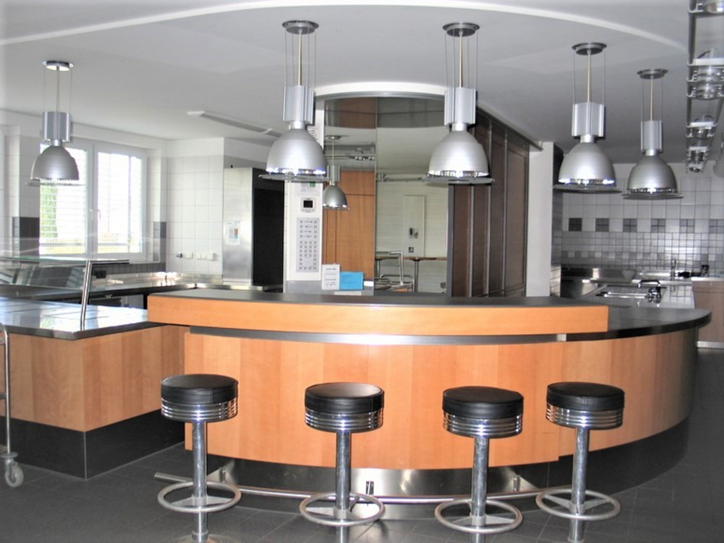 Küche in der Gemeindehalle