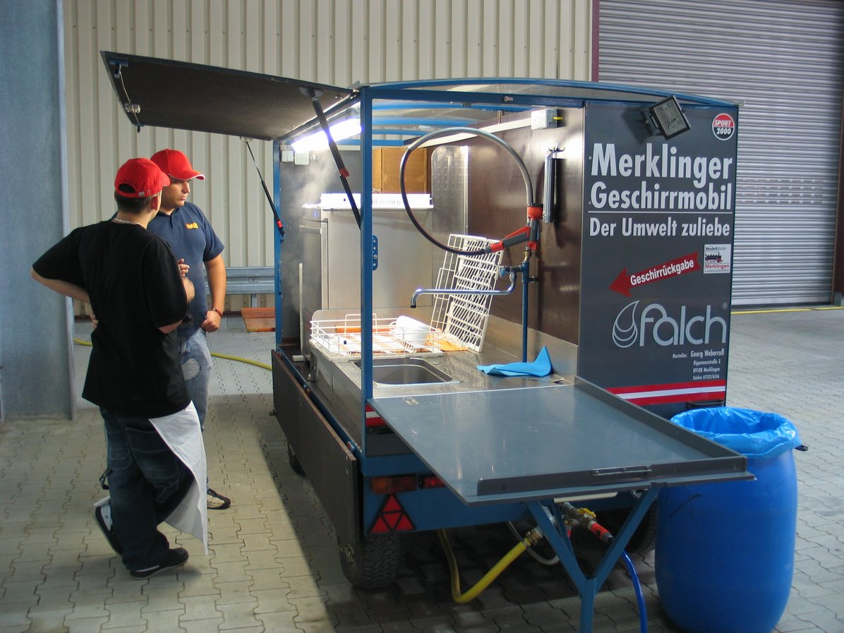 offenes Geschirrmobil